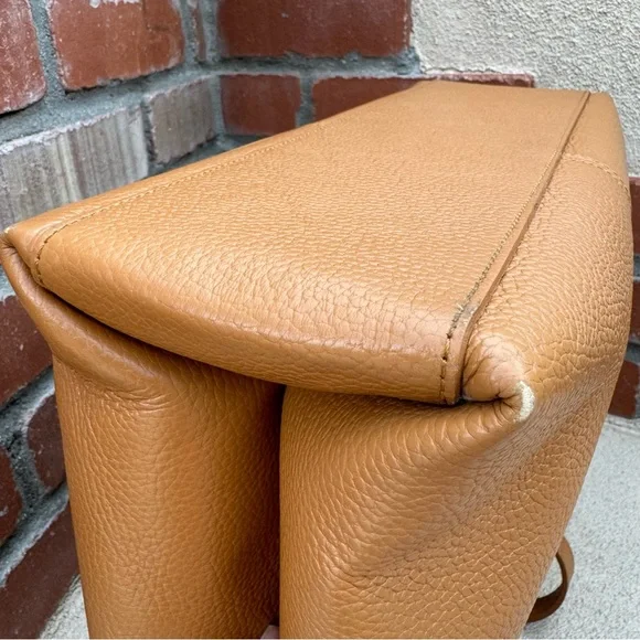 LE BORSE DI GIULIA 🇮🇹 Genuine Leather Made in Italy Large Tote Bag in Camel - Picture 14 of 14